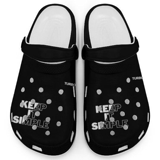 TURBO "KEEP IT SIMPLE" Merch Clogs