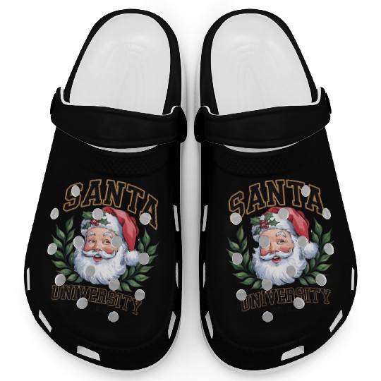 Santa University Est. 1836, santae, newe year gift Clogs