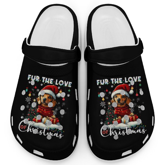 Dachshund Christmas Tree Lights Decorations Dog Clogs