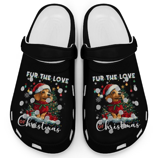 Dachshund Christmas Tree Lights Decorations Dog Clogs