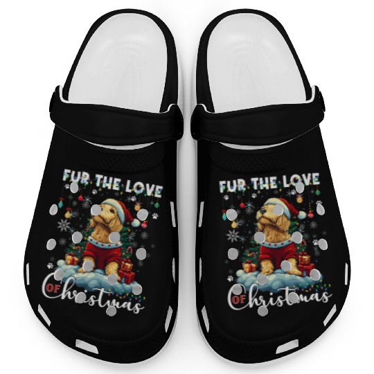 Golden Retriever Christmas Tree Decorations Dog Clogs