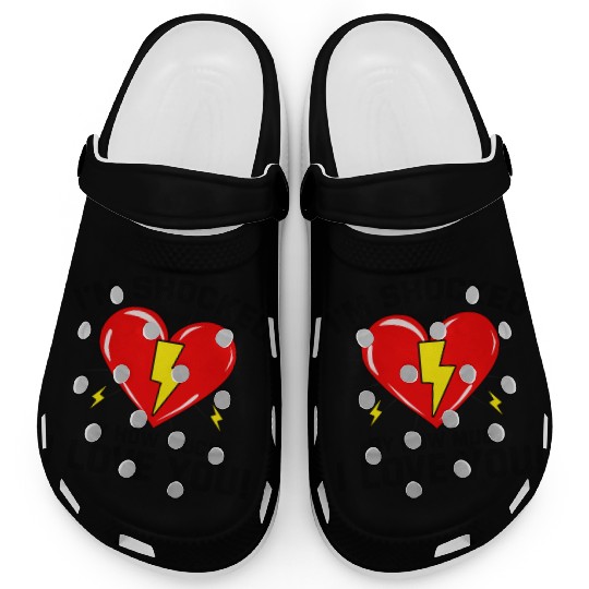 Valentine for Electricians: Shocked by My Love Clogs