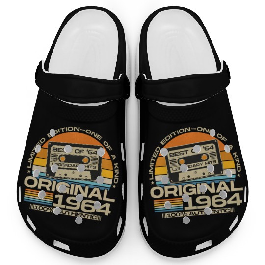 Vintage 1964 Retro 60th Birthday Gift Clogs