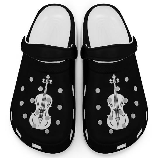 Violin Drawing Clogs