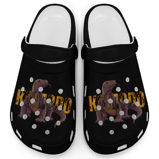 Komodo Dragon Art From Indonesia Clogs