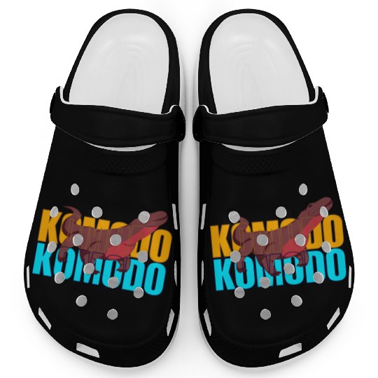Fierce Komodo Dragon Clogs