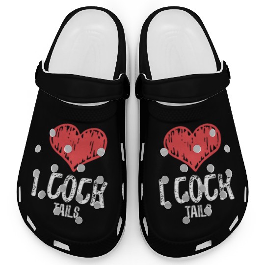 Funny I Love Cocktails 4 Clogs