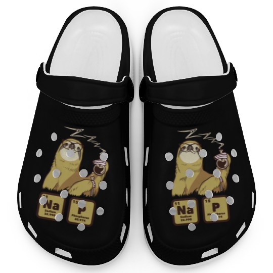 Slothy Napping Nap Slow Chilling Sloth Clogs