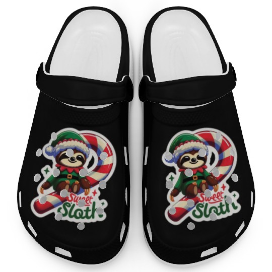 Adorable sloth dressed as an elf Clogs
