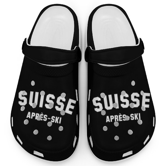 APRES SKI Suisse Switzerland Clogs