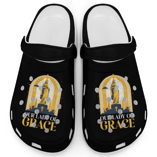 Virgin Mary Our Lady Of Grace Clogs