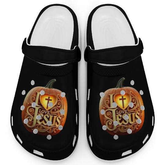i love jesus Clogs