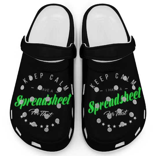 Funny Excel Spreadsheets Lover 5 Clogs