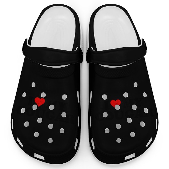 I Love Cougars Cougar Humor Valentine's Day 4WH1 Clogs