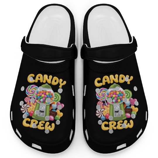 Candy Security Crew Lollipop Gummy Sweet Birthday Clogs