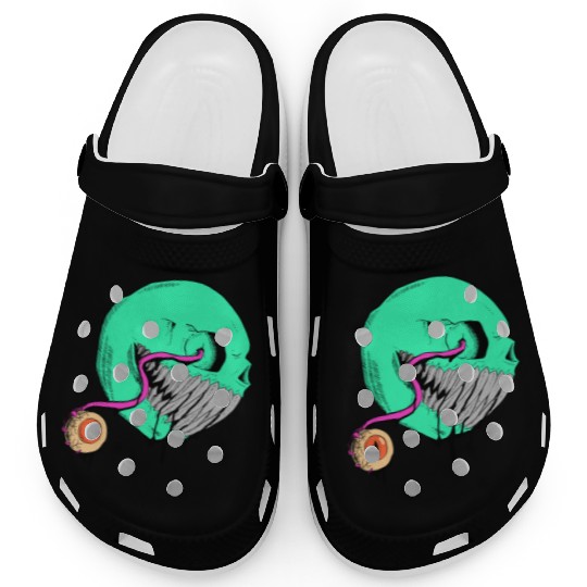 Cringe Zombie Pac Man Clogs