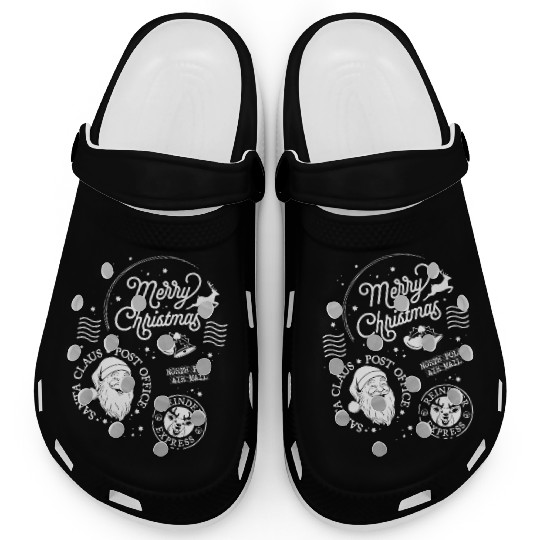 Merry Christmas Santa Claus Christmas gift Clogs