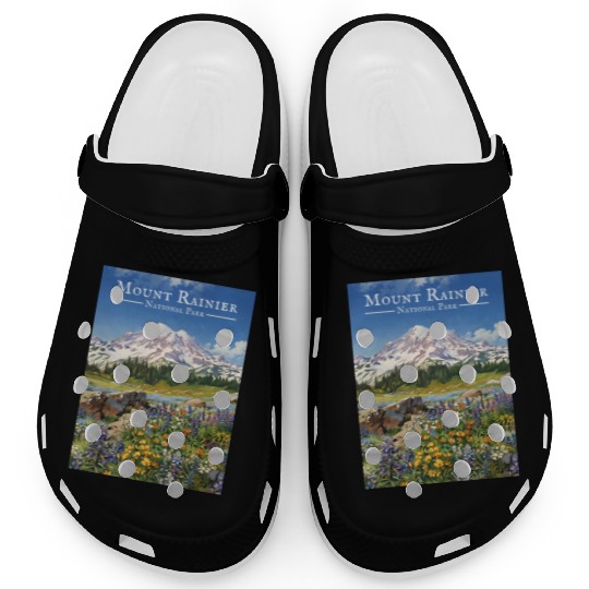 Mount Rainier Paradise Meadows Clogs