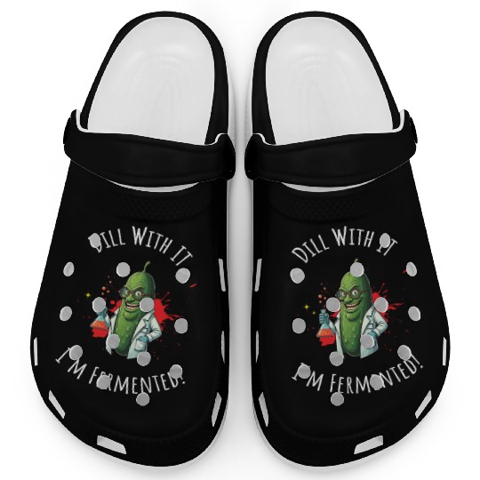 Best pickle lover, mad scientist Clogs design