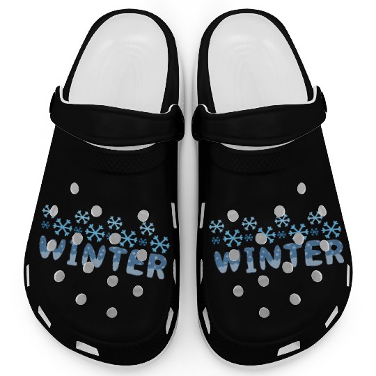 Winter snow gift Clogs