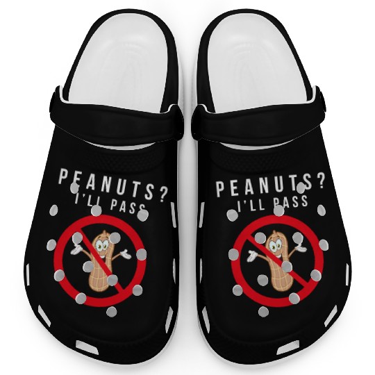No Peanuts Allowed Clogs