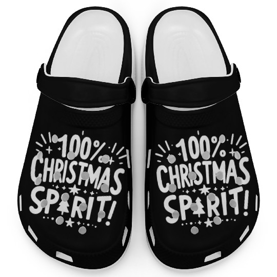 100% Christmas Spirit Clogs