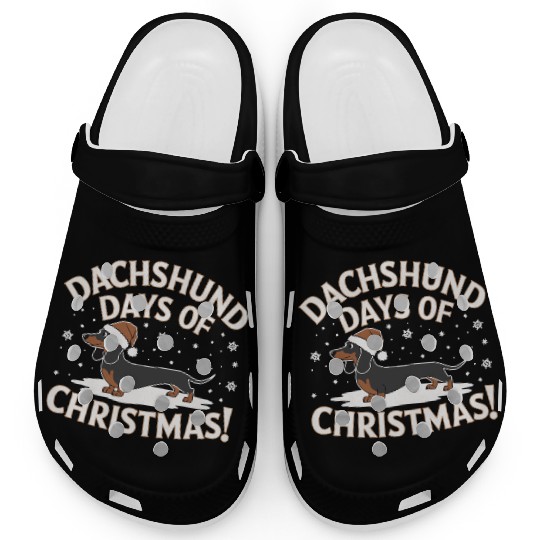 Dachshund days of Christmas! Clogs