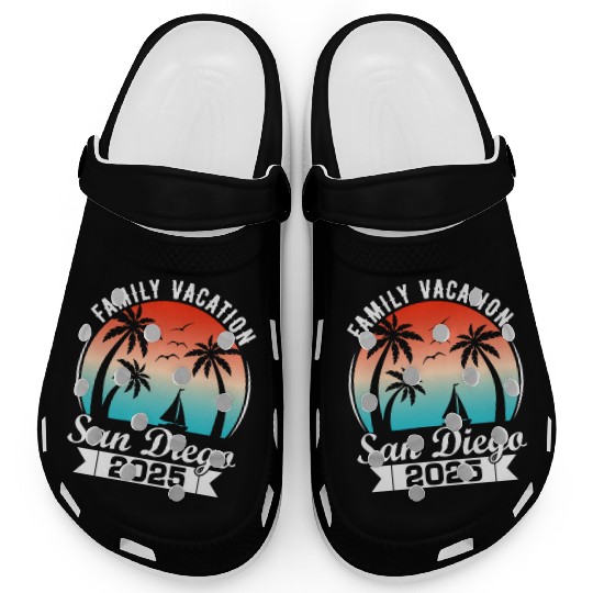 Family Vacation 2025 San Diego Summer Holiday Clogs