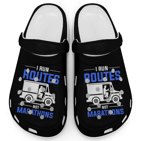 Postal Worker and Mailman Design Clogs