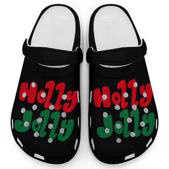 holly jolly Christmas Clogs