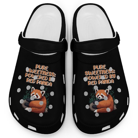 Pure Sweetness: Powered By Red Panda - Cute Animal Clogs