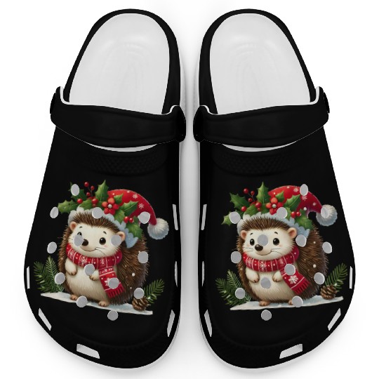 Christmas Merry Christmas For Gift Hedgehog Clogs