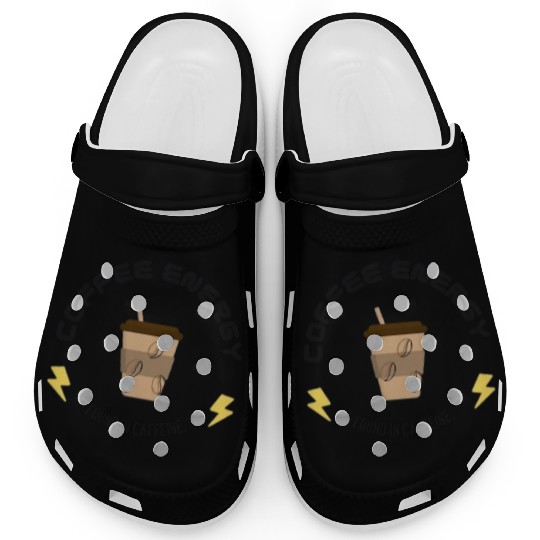 Coffee Energy Boost Clogs design