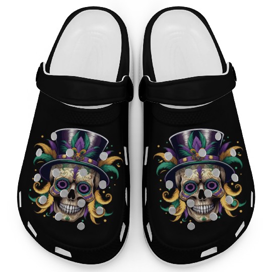 Dia De Los Muertos Festival Parade Mardi Gras Clogs