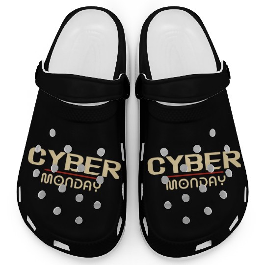 Cyber Monday Clogs Design Retro vintage