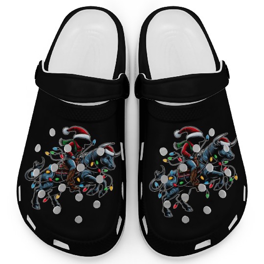Rodeo Barrel Racer Barrel Racing Christmas Hat Clogs