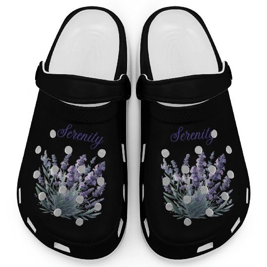 Lavender Serenity: A Symbol of Peace Clogs