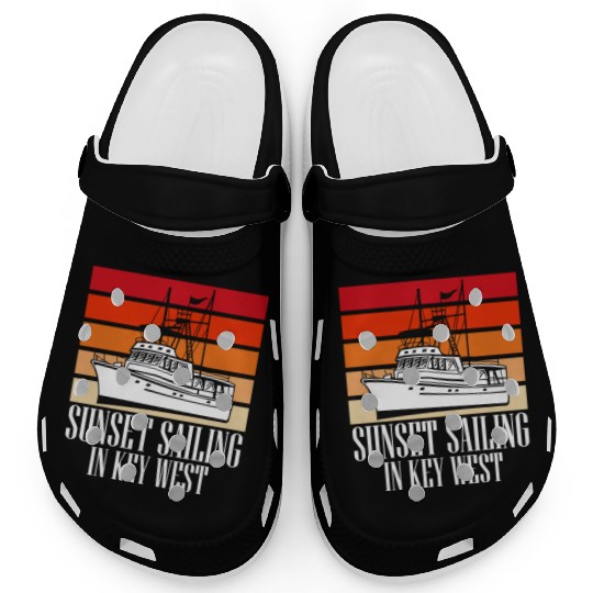 Florida SUNSET SAILING IN KEY-WEST Sunshine-State Clogs