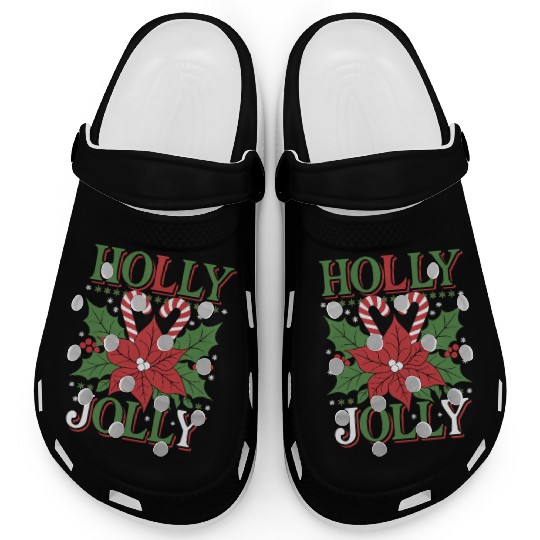 holly jolly Clogs