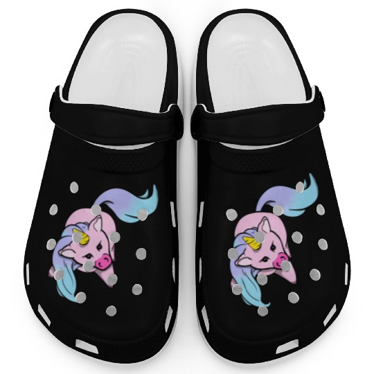 Chibi Unicorn Clogs