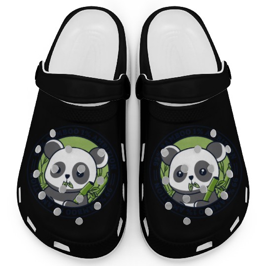 99% Bamboo 1% Ambition Panda Bear Friend Lover Clogs