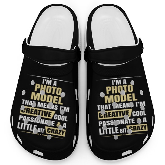 Photo Model Creative Cool And Crazy Clogs