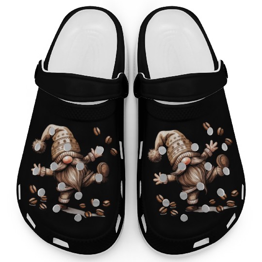 Funny Gnomes, Retro Christmas Clogs