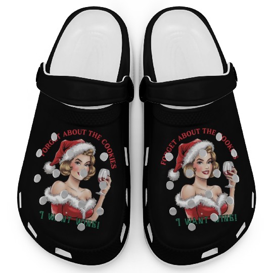 Santa Christmas, Christmas Retro Clogs