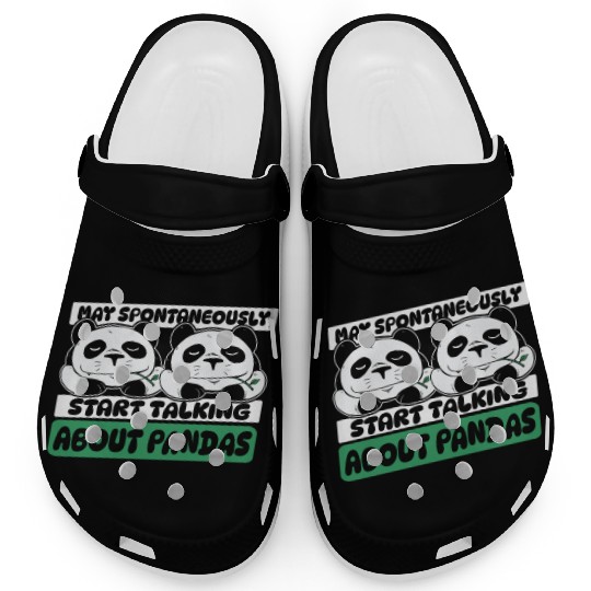 Spontaneously Start Talking About Panda Friend Clogs