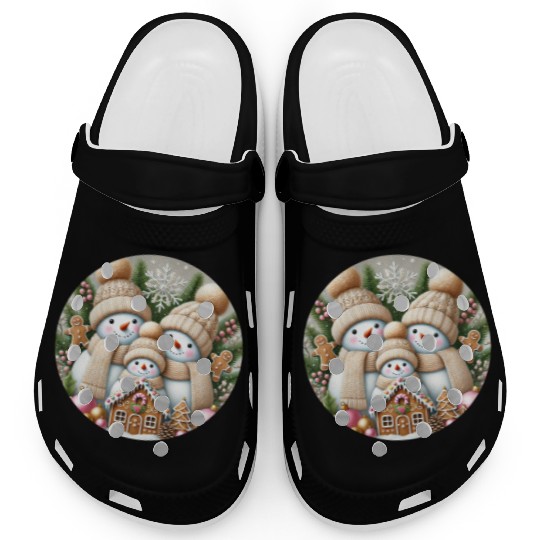 Snowman Christmas, Merry Christmas Clogs