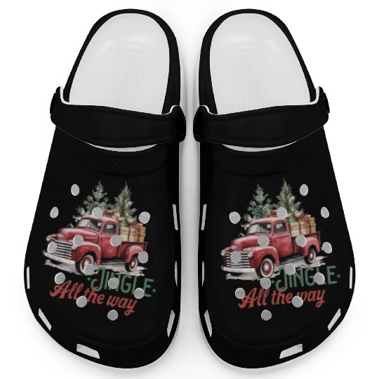Merry Christmas, Christmas Vintage Clogs