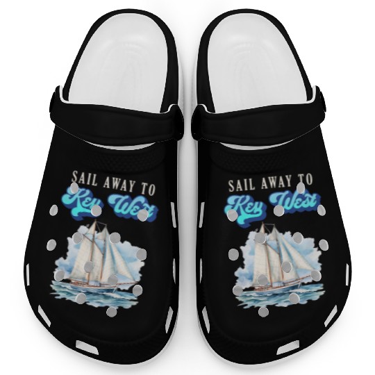 SAIL AWAY TO KEY-WEST Florida Keys Sunshine-State Clogs