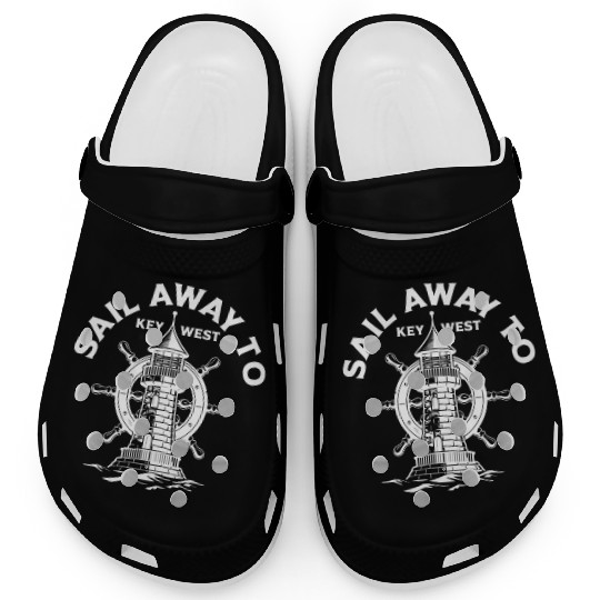 SAIL AWAY TO KEY-WEST Florida Keys Sunshine-State Clogs