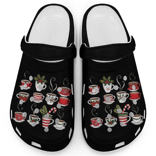 Merry christmas greetings candi cane Clogs